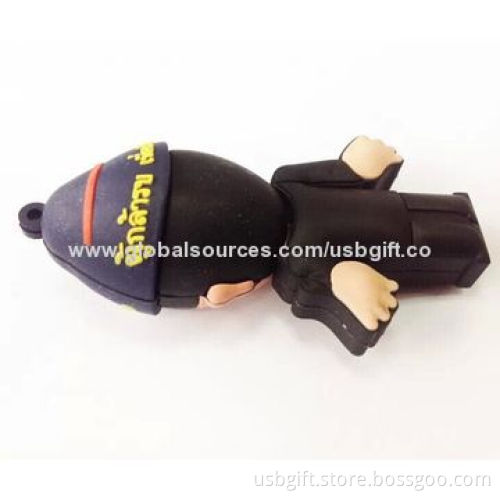 USB Memory, 8GB, PVC Material, Custom Doll Shape, Promotional Gift